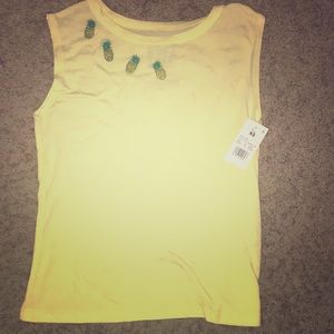 Cute pineapple tank